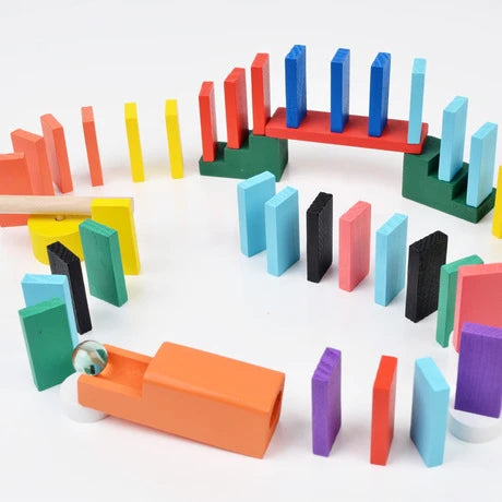 Wooden cheap domino blocks