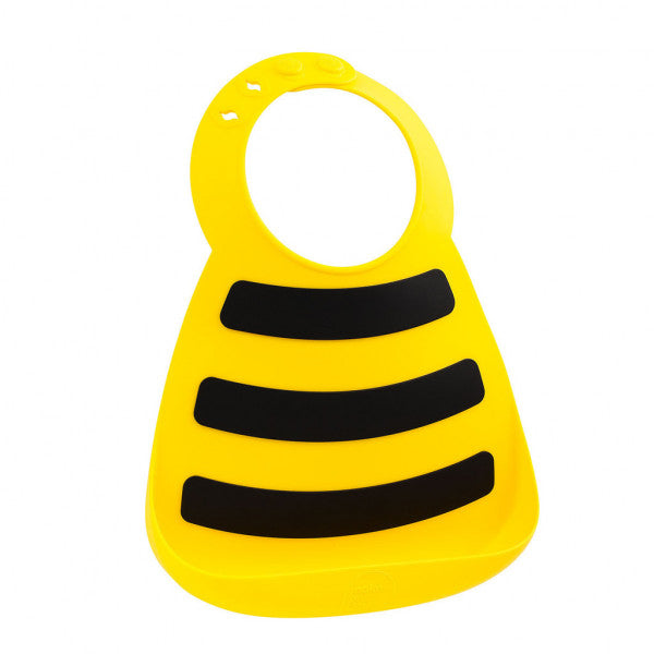 Make My Day Silicon baby bib - Bumble Bee - HAPPY GUMNUT